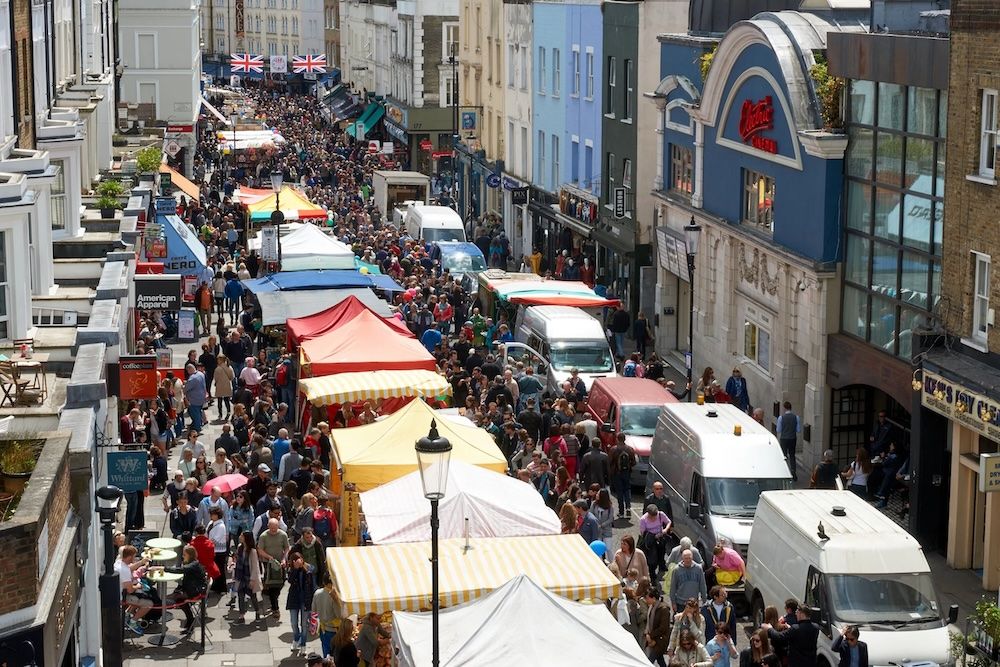 Portobello Road Market - Notting Hill